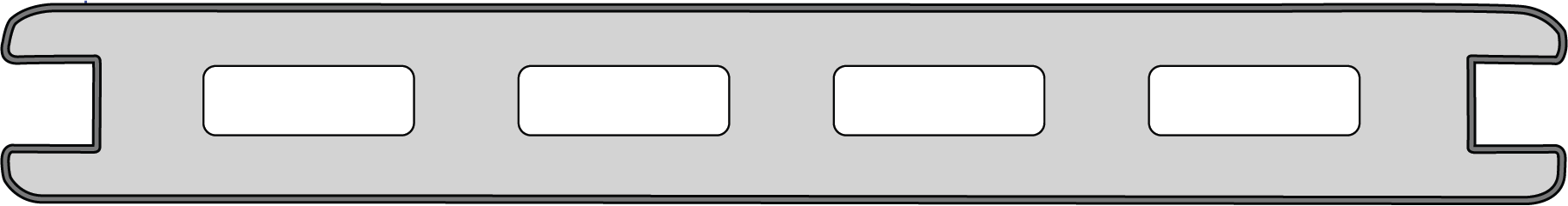 UltraDeck Essence board profile cross-section